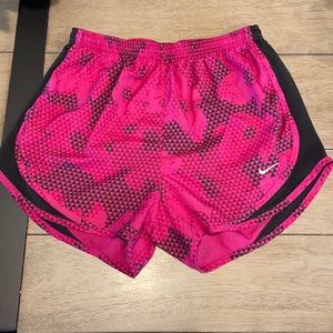 Pink and Black Nike Tempo Shorts Size Small